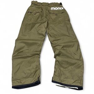 Y2K monix multi pocket green track pants